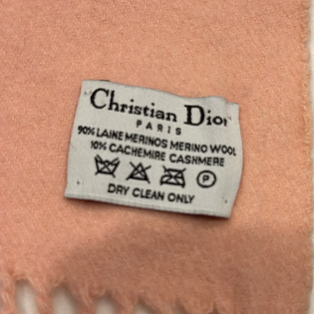 Vintage Pink Christian Dior Trotter Monogram Scarf